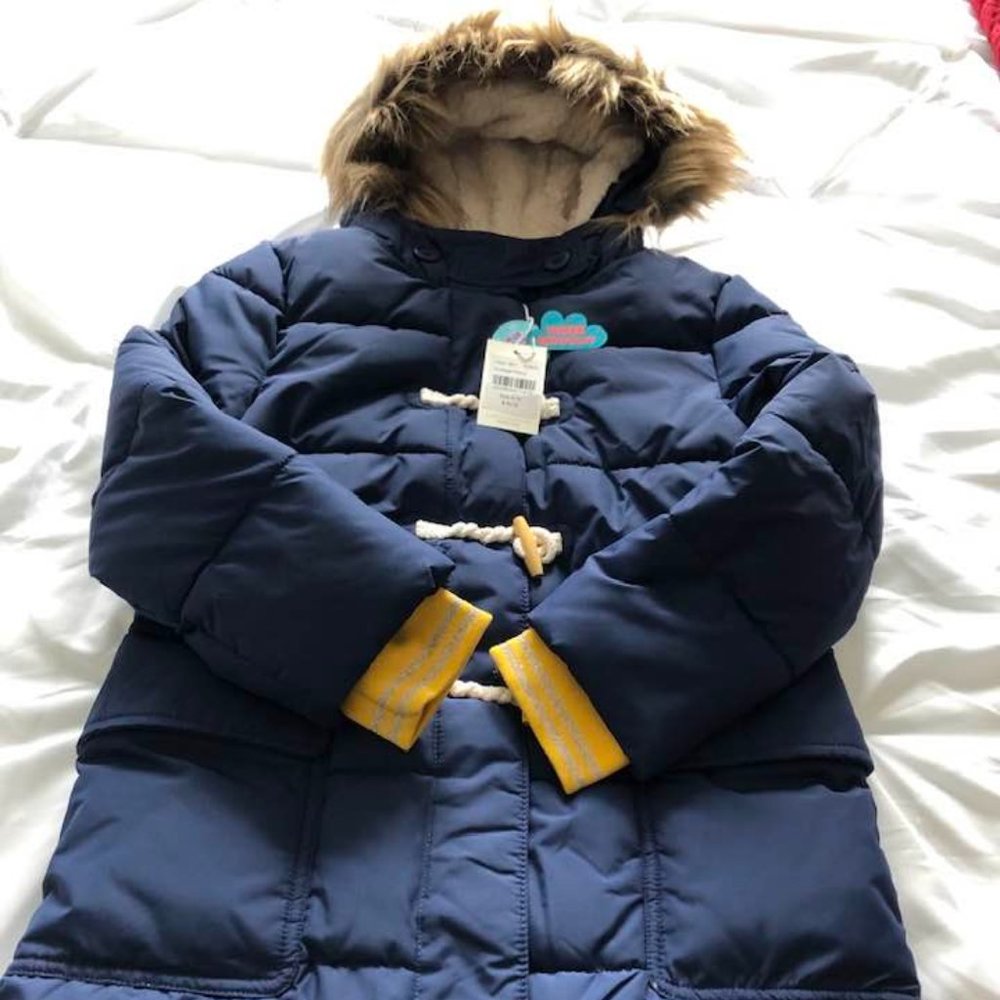 Mini Boden girl coat NWT